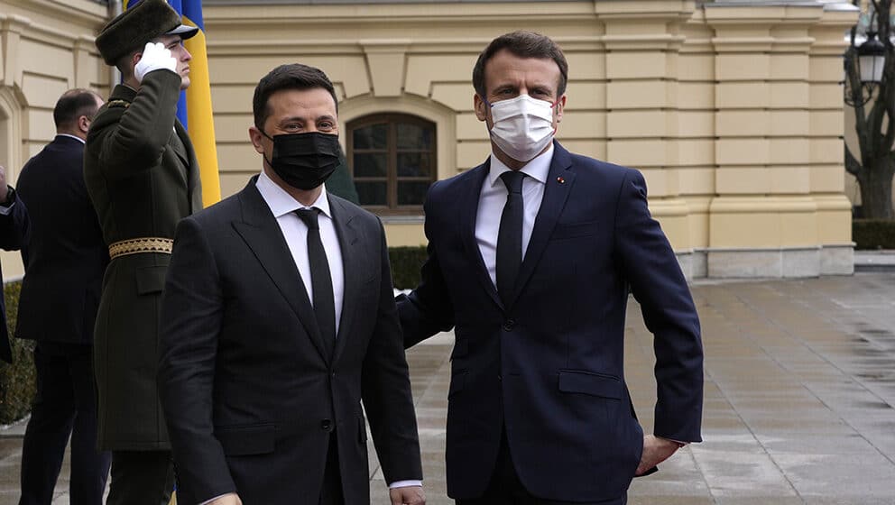 Nakon sastanka s Putinom u Moskvi, francuski predsednik stigao u Kijev 1
