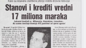 Kako je RTS u vreme Dragoljuba Milanovića dodeljivao stanove i stambene kredite 2