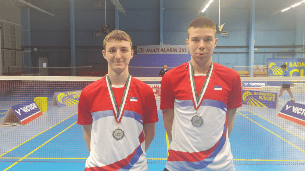 Srebro za Kragujevčane Jovičića i Jovanovića na Svetskom kupu u badmintonu 1