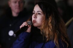 EKOLOSKI PROTEST Ekološki aktivisti posle šetnje, stigli do "etno-sela" ispred Predsedništva gde će "kampovati" (FOTO) 7