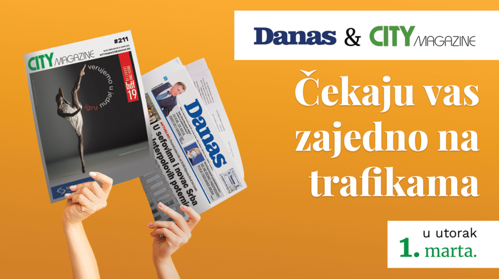 Novi broj City Magazine uz Danas u utorak 1. marta 1