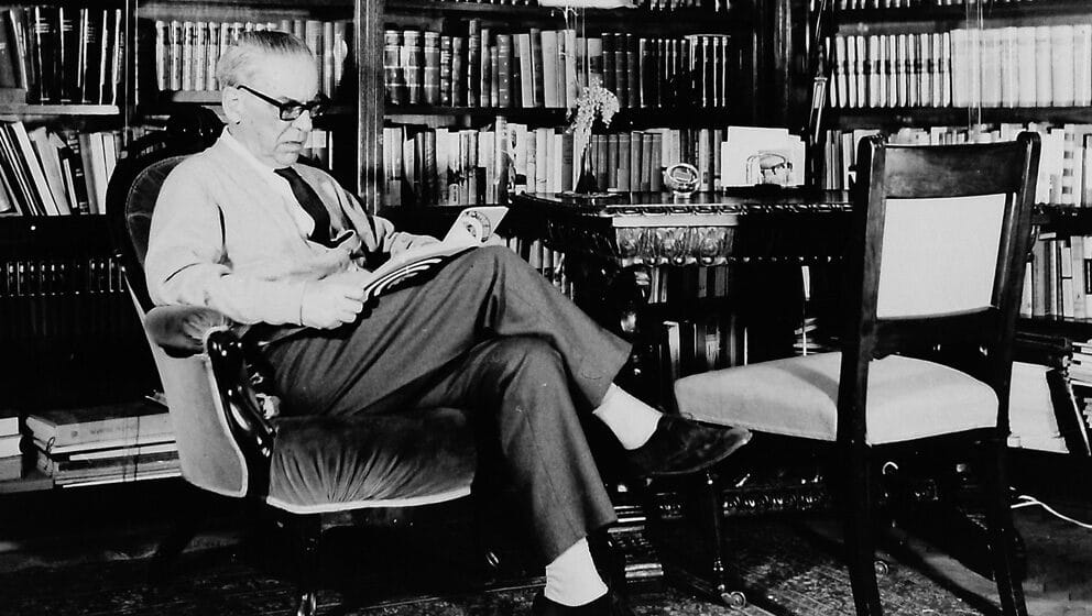 vo Andric u svom domu foto wikipedia Stevan Kragujevic