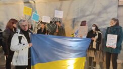 Protest ispred ambasade Ruske Federacije protiv rata između Ukrajine i Rusije 2