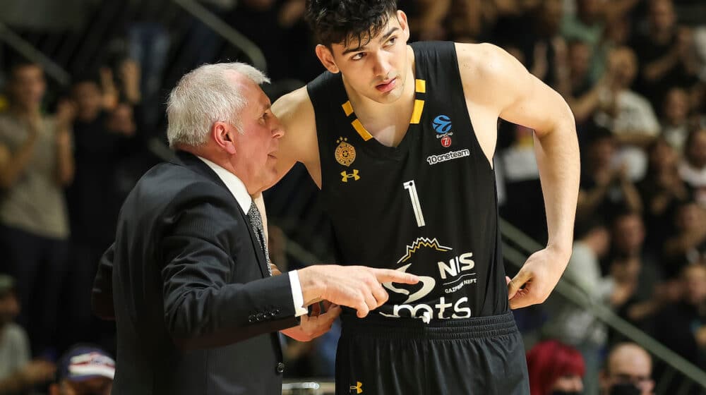 Željko Obradović i Tristan Vukčević