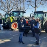 U Zrenjaninu ponovo protest ratara, traktorima kroz grad 14
