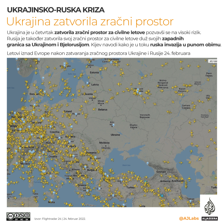 Infografika: Mapiranje ruskih napada u Ukrajini i poređenje vojski Ukrajine i Rusije 4