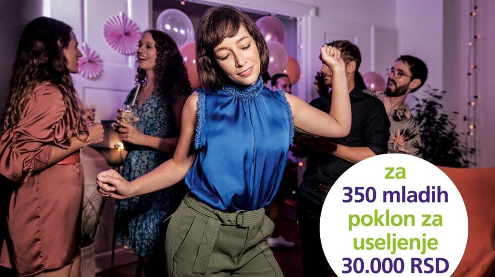 Poklon za useljenje od Komercijalne banke - 30.000 dinara za 350 mladih 1