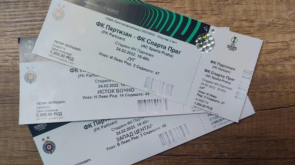 U prodaji karte za Partizan-Sparta 1