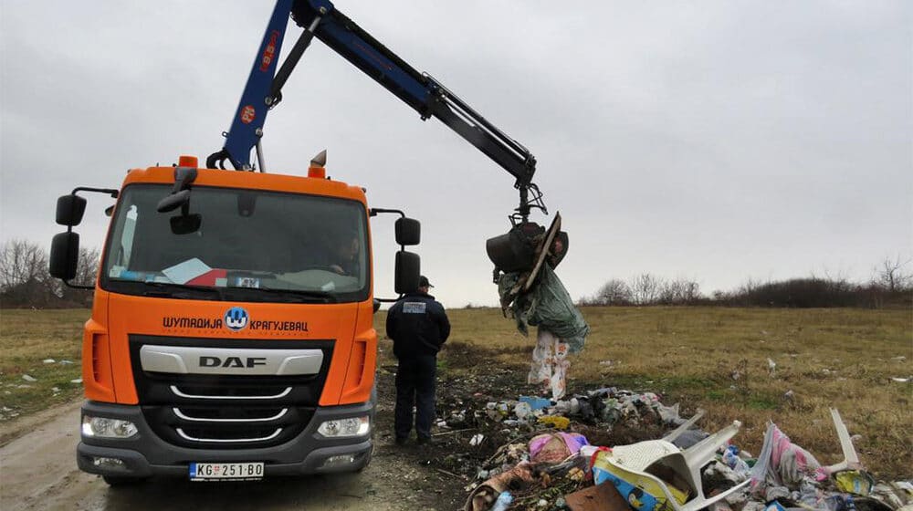Počelo čišćenje divlje deponije u kragujevačkom naselju Bresnica 1