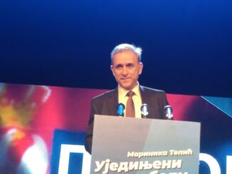 foto, zdravko ponos, predizborna konvencija 2022 Ujedinjeni za pobedu Srbije počeli večeras kampanju iz Niša 2