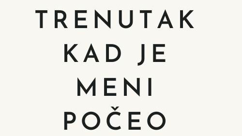 Književni konkurs "Trenutak kad je meni počeo rat" 1 Književni konkurs "Trenutak kad je meni počeo rat" 1