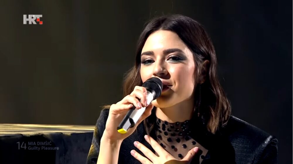 Hrvatska izabrala pesmu za Evroviziju - Mia Dimšić sa ''Guilty pleasure'' osvojila Doru (VIDEO) 1