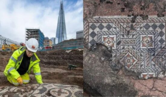 U Londonu otkriven riski mozaik star dva milenijuma 13