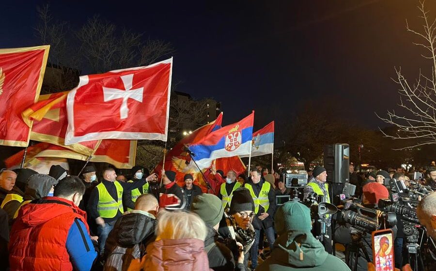 U Podgorici u toku novi protest protiv manjinske vlade 1