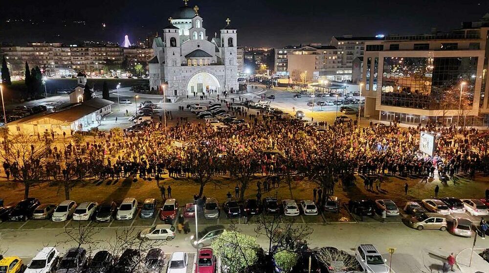 Završen protest u Podgorici, Bečić kaže "narode Crne Gore, spremaj se za izbore" 1