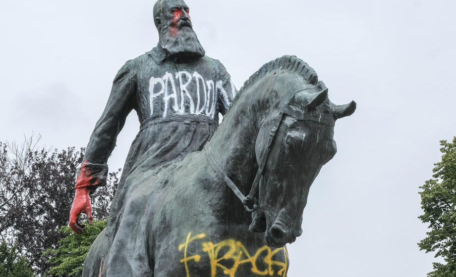 statua belgijski kralj leopold drugi