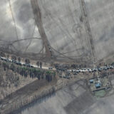 satelitski snimci ruskog konvoja