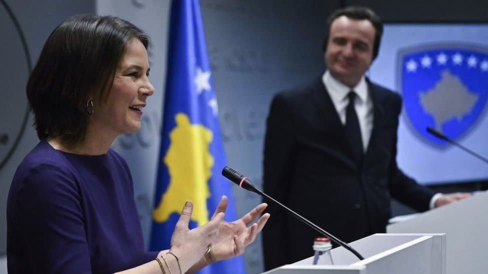 Srbija, Nemačka i Zapadni Balkan: Rat u Ukrajini iznad svih tema - šta je nemačka šefica diplomatije poručila regionu 3 Priptina, 10. mart 2022.