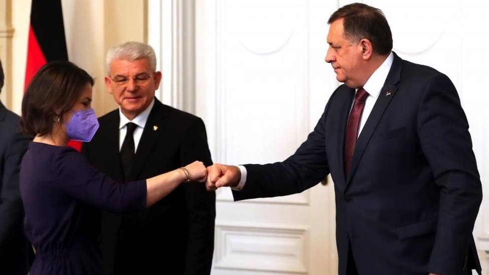 Srbija, Nemačka i Zapadni Balkan: Rat u Ukrajini iznad svih tema - šta je nemačka šefica diplomatije poručila regionu 4 Sarajevo, 9. mart 2022.