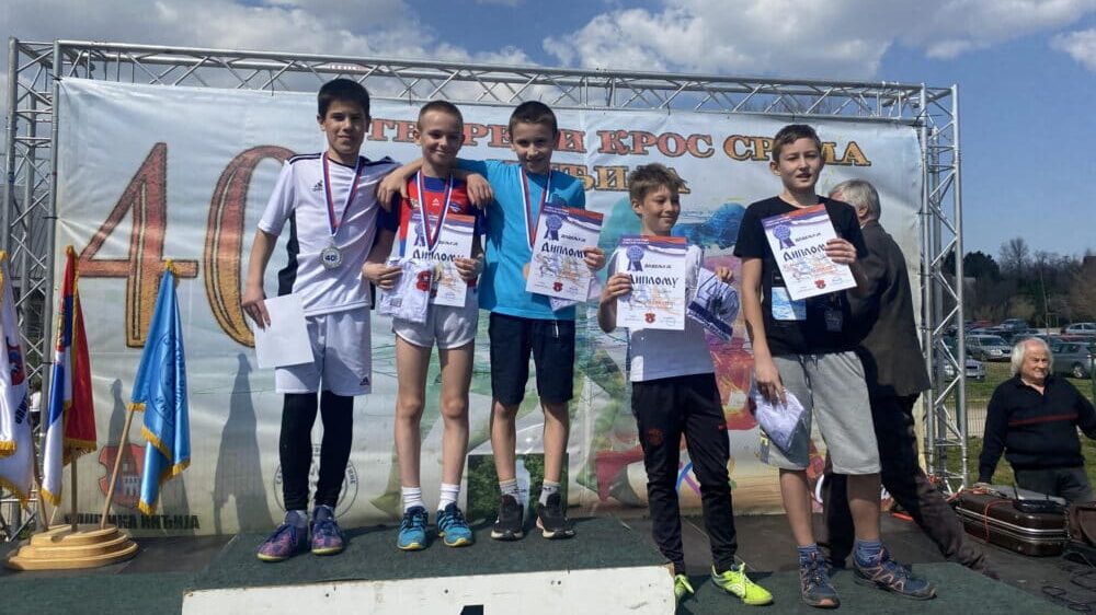 Atletičarima "Užica" šest medalja na dva krosa 2