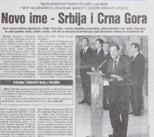 Sporazum koji je izrodio Državnu zajednicu SCG, posredovao Havijer Solana 2