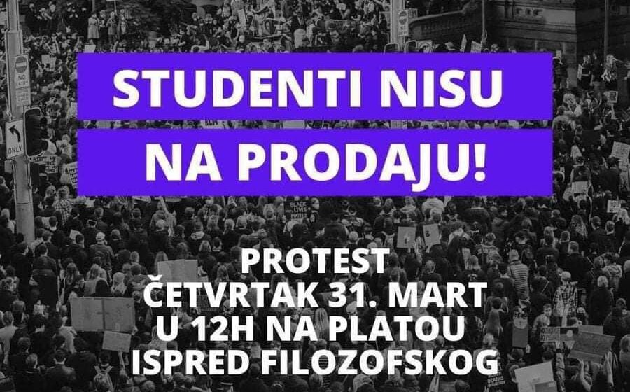 "Studenti nisu na prodaju" - danas u Beogradu protest studenata zbog uvrede voditeljke TV Happy 1