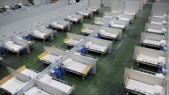 Đilin pogođen novim talasom kovida - 19, gradi improvizovane bolnice 1