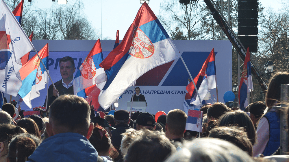 Na mitingu SNS-a Milenko Jovanov poručio Kikinđanima da treba da se zahvale predsedniku za nepostojeće puteve i nepostojeći stadion 1