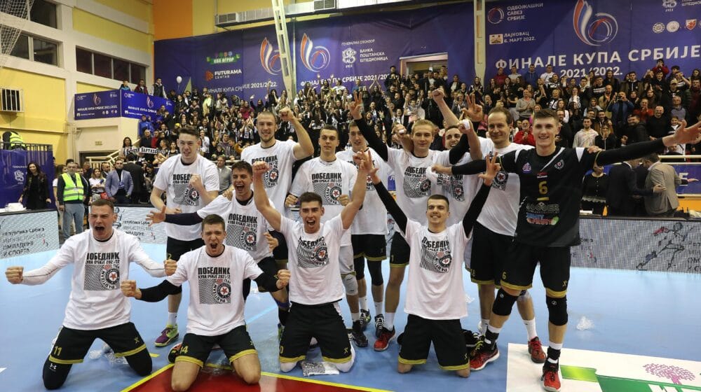 Odbojkaši Partizana pobednici Kupa Srbije 1