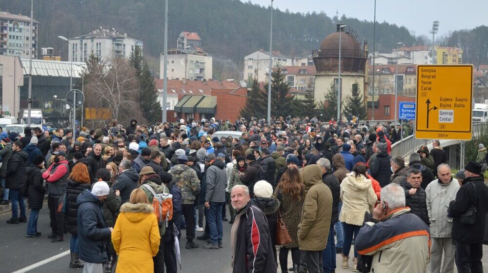 Sud traži dokaze od policije o prekršajima Užičana koji su učestvovali u blokadama saobraćajnica 1