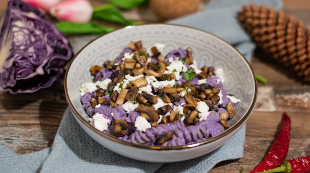 Recept: Ljubičasta pasta 1