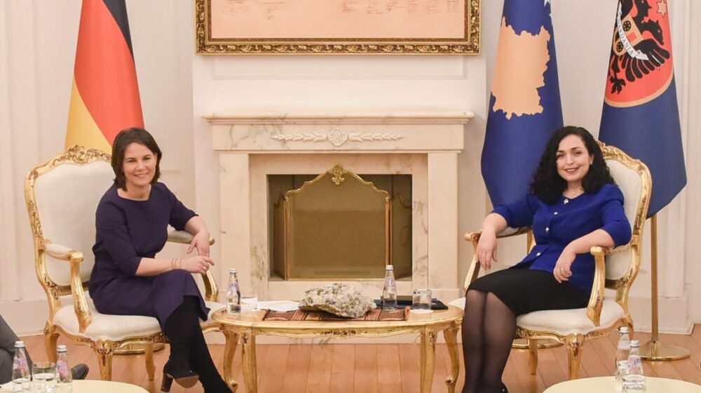 Predsednica Kosova od nemačke ministarke tražila podršku za prijem Kosova u Savet Evrope 1