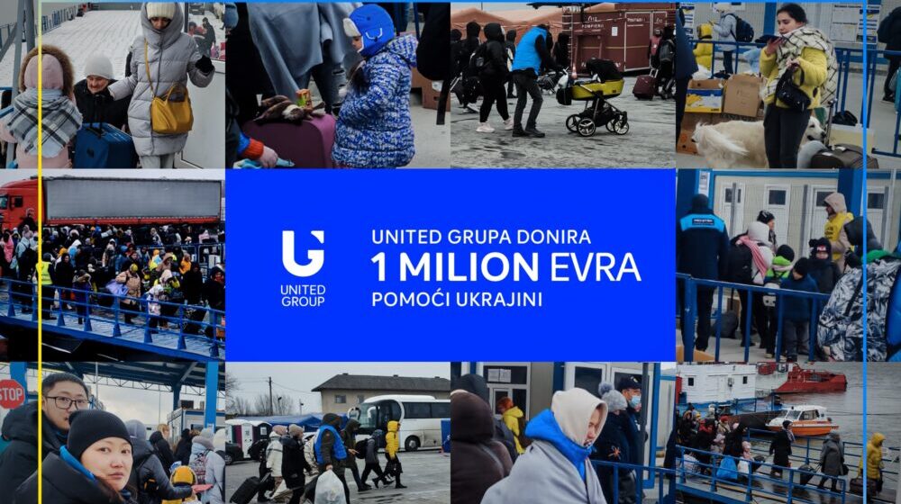United Grupa donira milion evra pomoći Ukrajini 1
