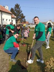 OŠ "Cvetin Brkić" Mačvanski Metković Učenici u Banovom Polju učestvuju u akciji ozelenjavanja školskog dvorišta 3