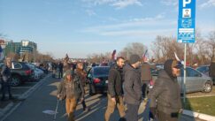 Protestna vožnja podrške Rusiji kroz centar Beograda (FOTO) 5