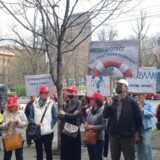 Protest članova Foruma srednjih stručnih škola ispred Ministarstva prosvete 6