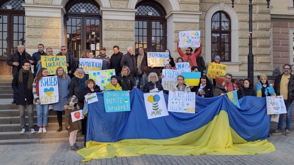 U Kragujevcu ponovo održan skup podrške Ukrajini 1