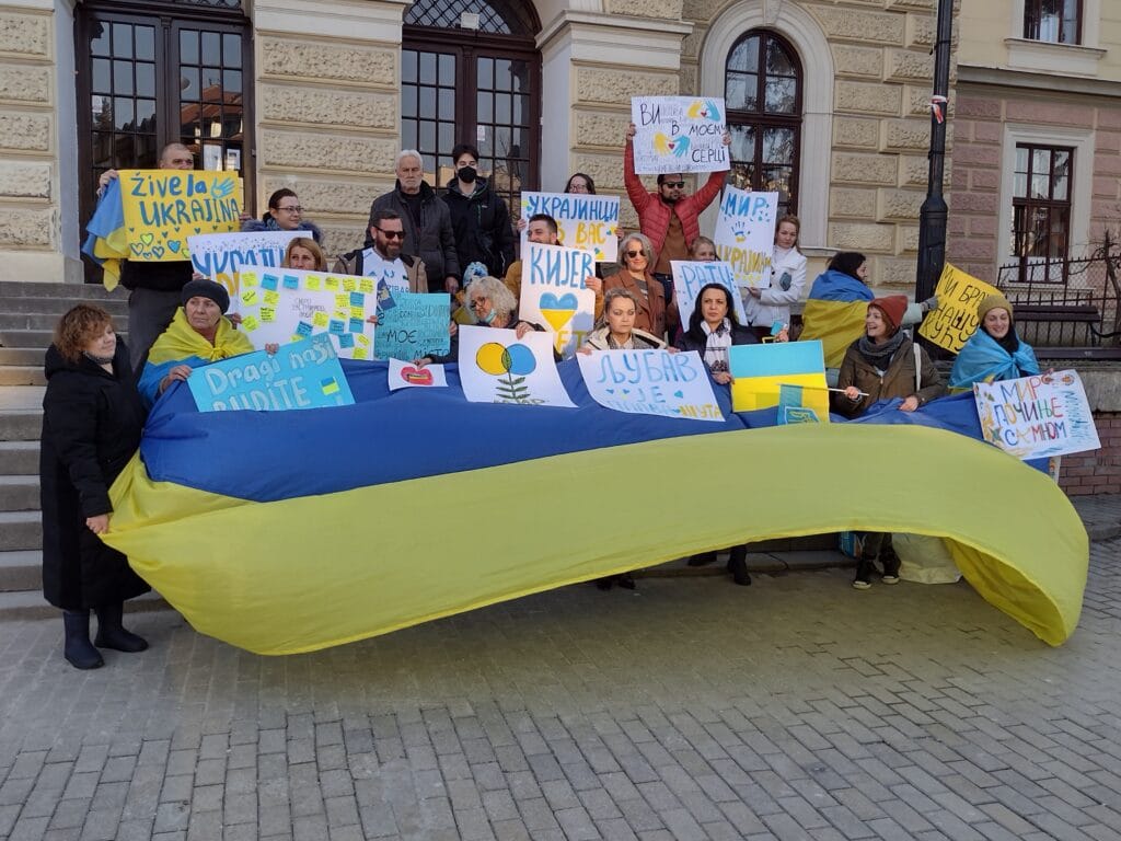 U Kragujevcu ponovo održan skup podrške Ukrajini 2