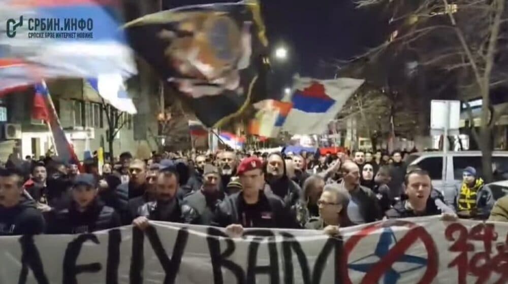 Protest protiv NATO pakta i za Rusiju: „Sram bilo Vučića, borac je temelj ove države a ne teret“ 1