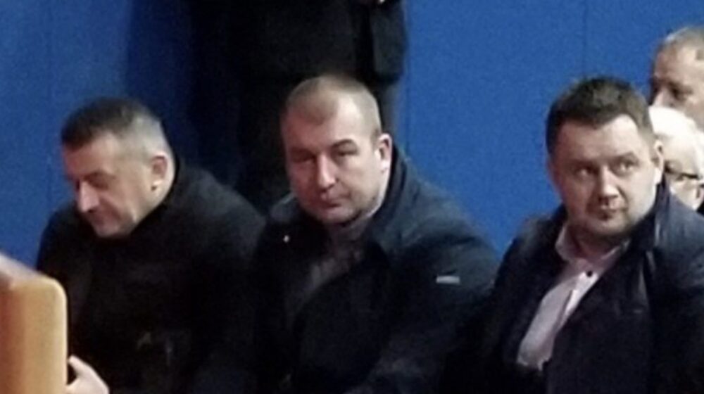 Pripadnik Škorpiona na svečanom obeležavanju Dana Opštine Srebrenica 1