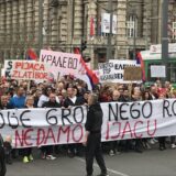 Talas protesta zapljusnuo ulice Beograda 14