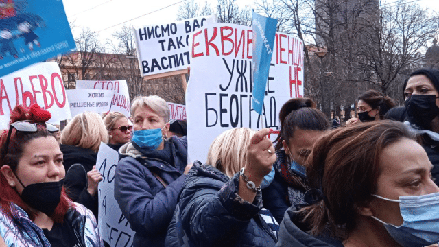 Protest vaspitača u nedelju: „Ne“ mizernim platama i nevidljivom predškolstvu 1