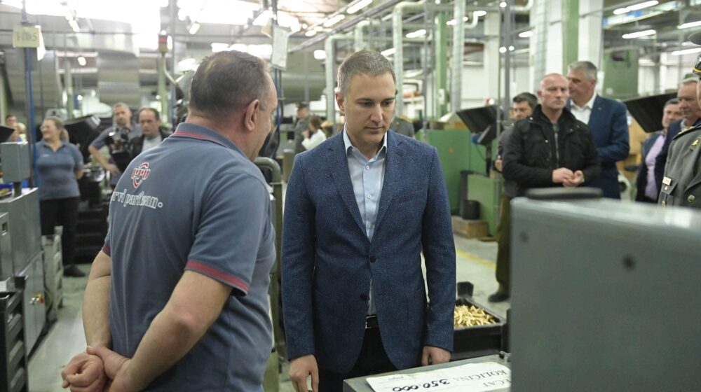 Ministar Stefanović obišao „Prvi partizan“ u Užicu 1