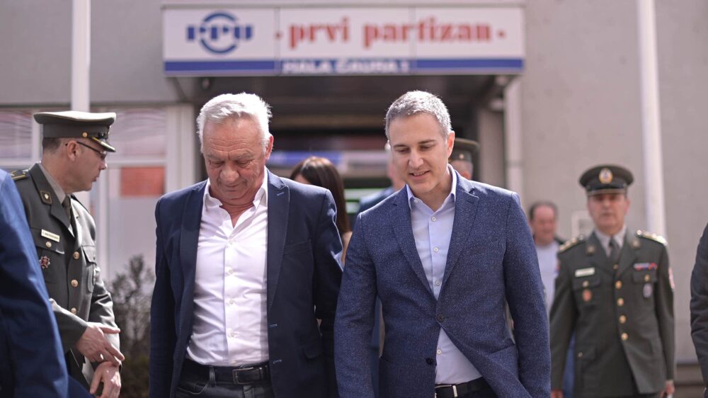 Ministar Stefanović obišao „Prvi partizan“ u Užicu 2