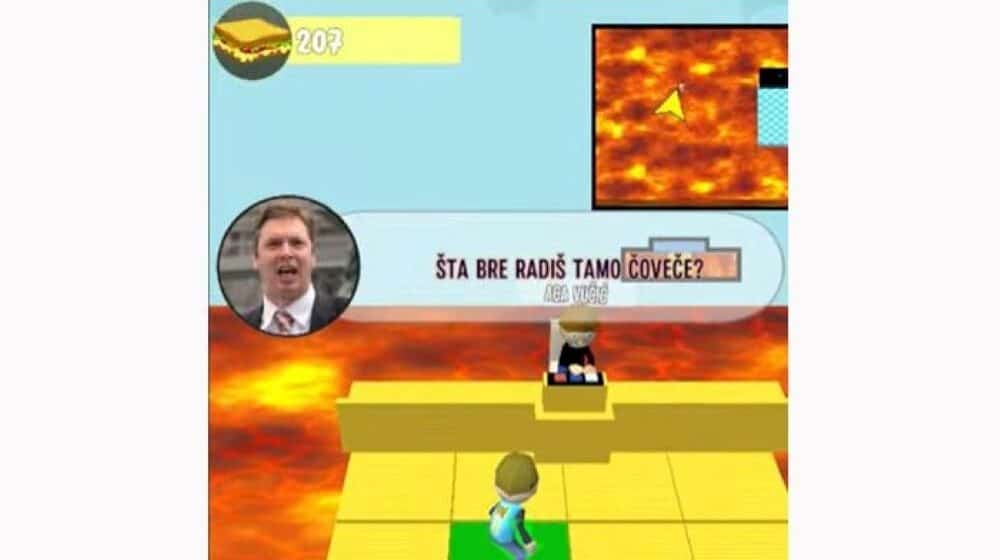 Kako da te Vučić ne uhvati i kako izbeći smrtonosni pogled Ane Brnabić: Igrica "Jedi sendvič" hit na mobilnim telefonima 1