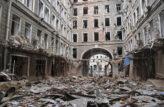 (FOTO) Harkov više nije prepoznatljiv: Drugi najveći grad u Ukrajini porušen kao Grozni u Čečeniji 6