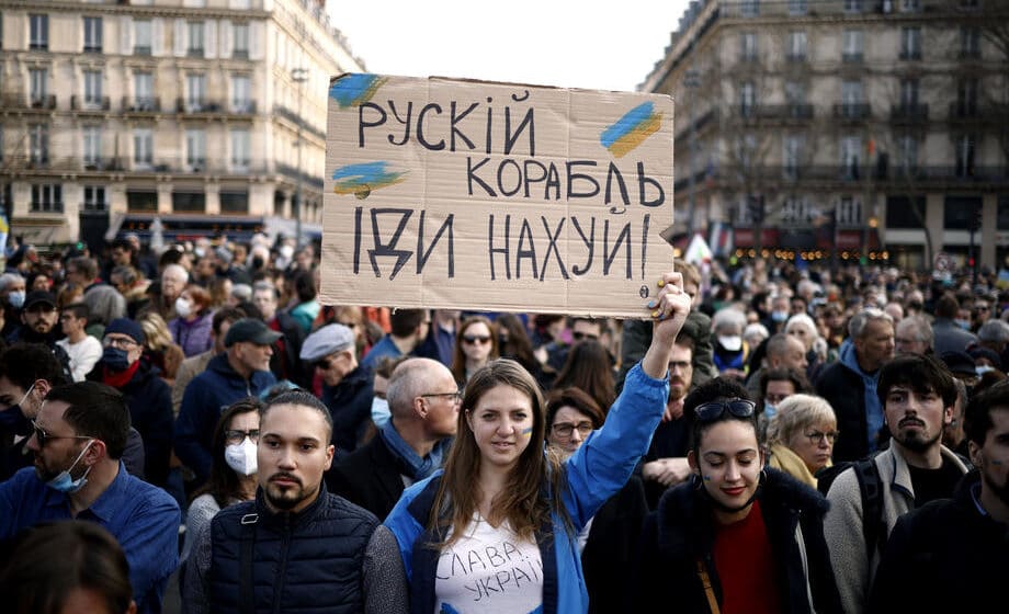 Hiljade ljudi protestovalo u evropskim gradovima protiv ruske invazije na Ukrajinu 1
