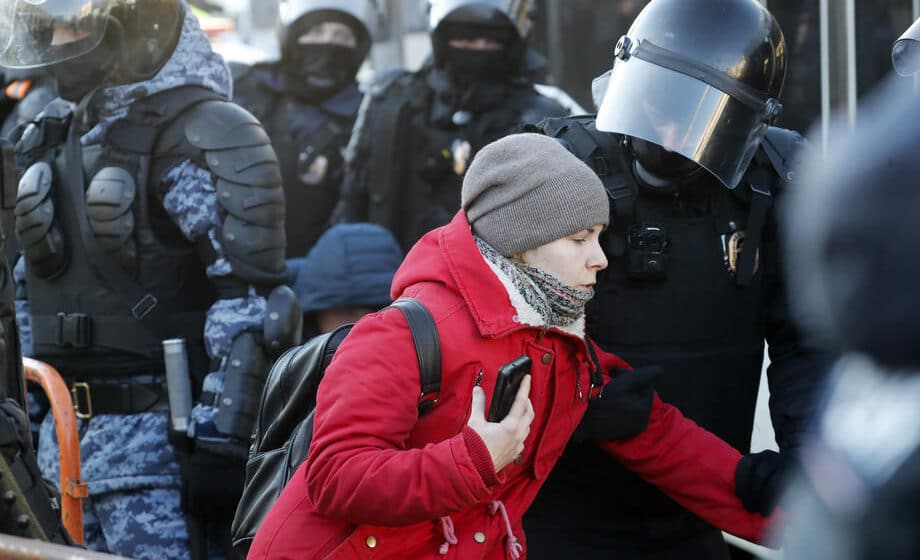 Na protestima u Rusiji uhapšeno oko 3.500 ljudi 1