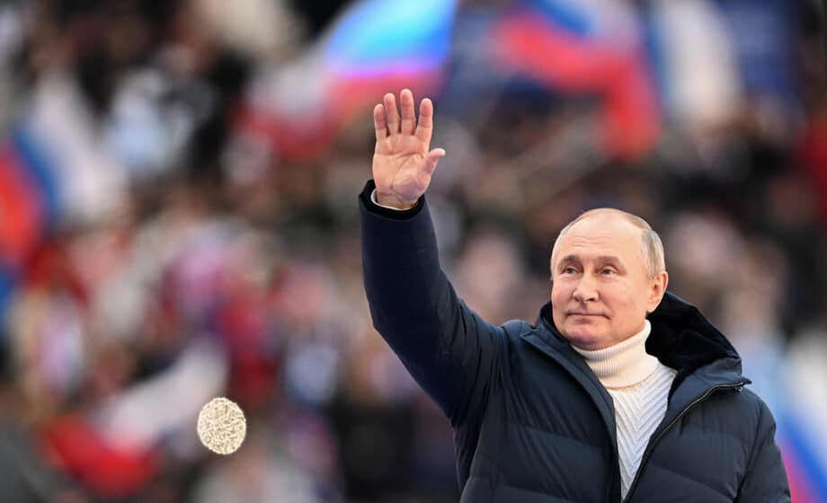 Putin na mitingu u Moskvi