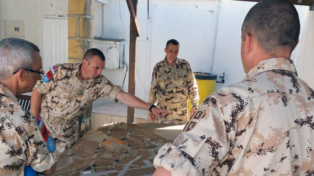 Zamena kontingenta Vojske Srbije u misiji UN na Kipru 1